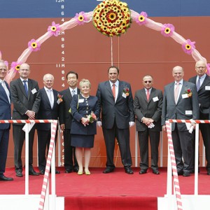 Delivery ceremony of M/T Atrotos at the Hyundai MIPO Dockyard on May 8, 2007, in the presence of Mr. Evangelos Marinakis.