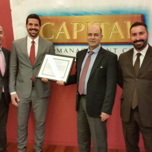 Capital Ship Management Corp. receives a Certificate of Commendation from the Republic of the Marshall Islands in December 2014.