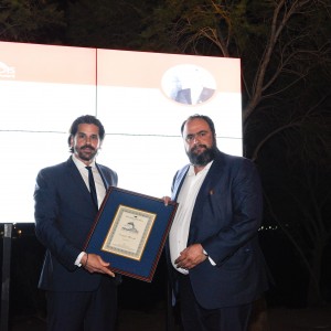 Capital Maritime & Trading Corp. Chairman, Mr. Evangelos Marinakis, received from Mr. Theofilos Xenakoudis the “Xenakoudis Excellence in Shipping Award” by the IRI/ Marshall Islands Registry on June 9, 2016.