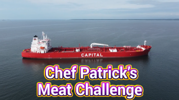 Culinary Excellence at Sea: Chef Patrick's Meat Challenge on M/T 'ALKIVIADIS'