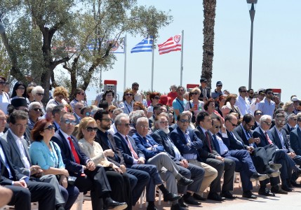 Monument to the Genocide of the Greeks of Pontus Unveiled in Piraeus by Evangelos Marinakis