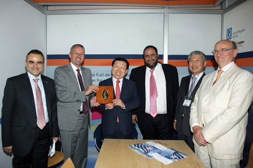Capital Ship Management Corp. is Successfully Assessed by Lloyd’s Register of Shipping Against the “IMO Strategic Concept of a Sustainable Shipping Industry” in June 2014, in the presence of Mr. Evaggelos Marinakis.